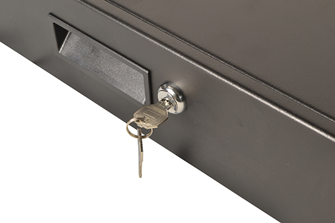 Metal Rack Drawers for Data Racks & Flight Cases with Lock 255mm Deep